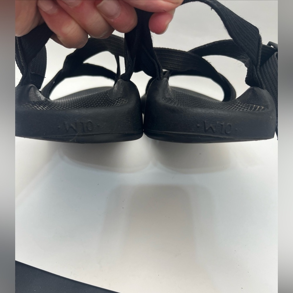 Black Women's Strappy Outdoor Sandals - Picture 6 of 8